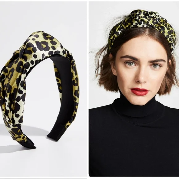 Jennifer Behr - Fiona Silk Knotted Headband Triple Rosette Headband in Silk Faille -- Cream – Jennifer  main image 2
